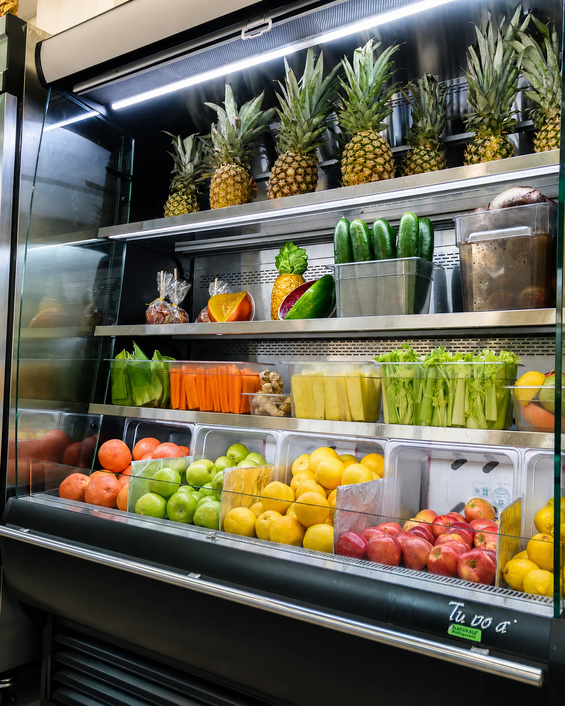 Fresh fruit at La Michoacana Premium Oak Lawn.